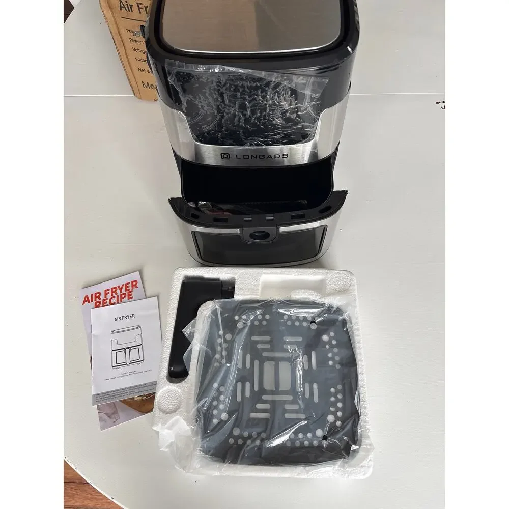 Longads 5-Quart 8 in 1 Air Fryer New in Box